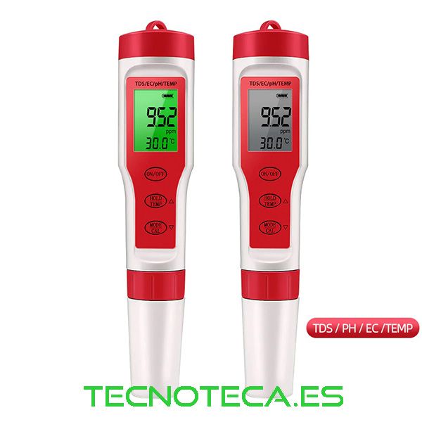 TDS/PH/EC/medidor de temperatura 4 en 1