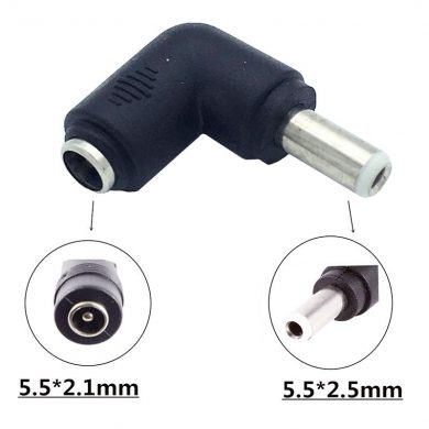 ADAPTADOR ALIMENTACION 5.5/2.1mm a 5.5/2.5mm