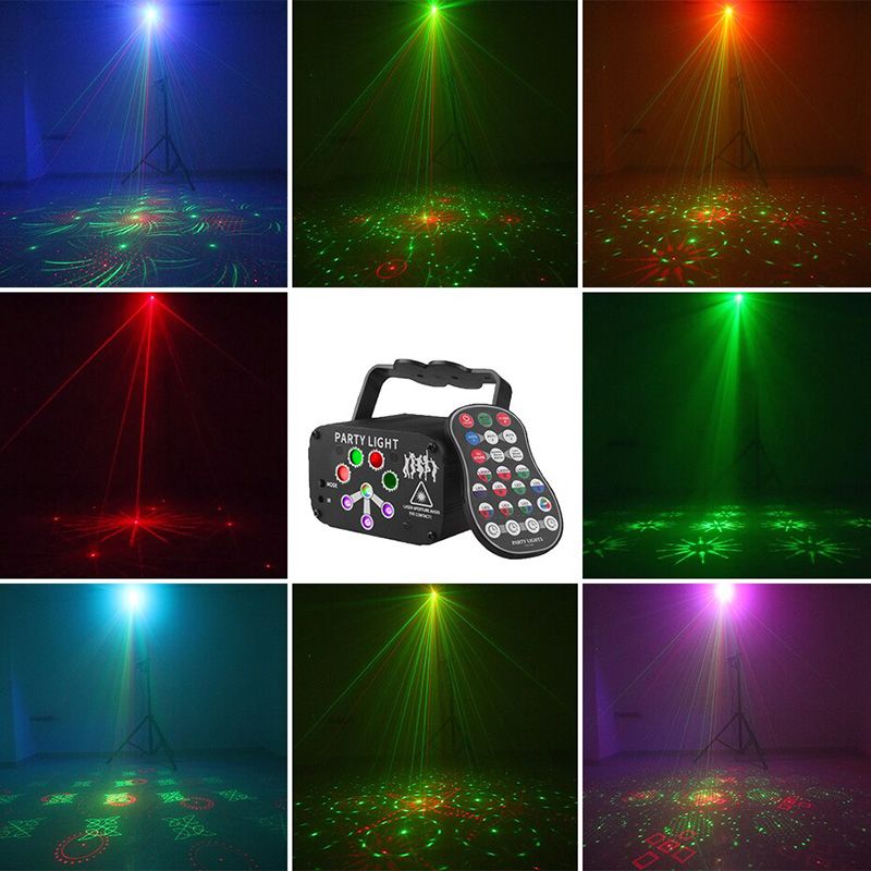 Laser rojo y verde