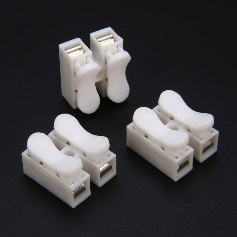 Rengleta Regleta de conexión rápida de 2 Polos 3 mm 10A - Tecnoteca