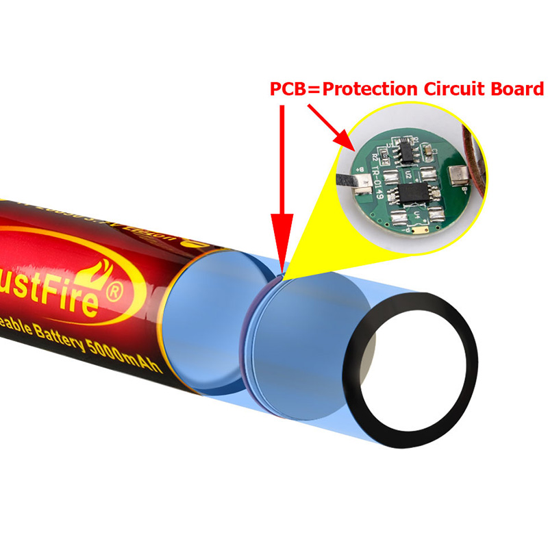 26650 con PCB