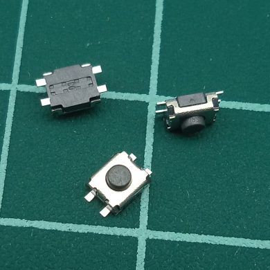 Pulsador mando membrana SMD 3x4x2mm 4 pines