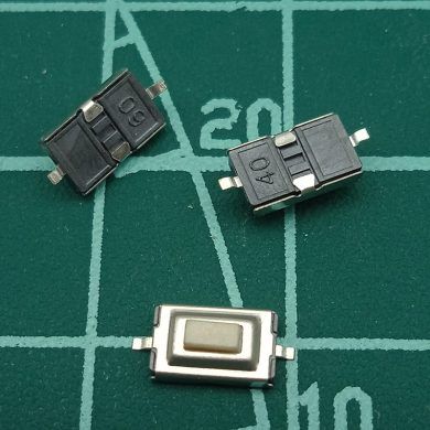 Pulsador mando membrana SMD 3x6x2.5mm 2 pines