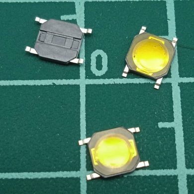 Pulsador mando membrana SMD 4x4x0.8mm 4pines