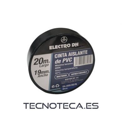 Cinta aislante de 19 mm