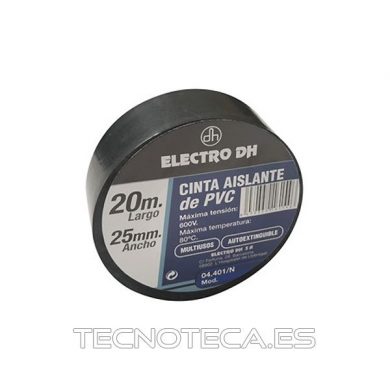 Cinta aislante negra