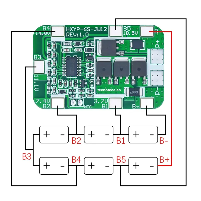 BMS 6S 25A
