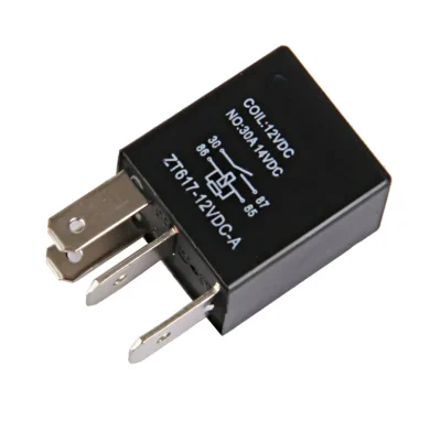 Relé de 12VDC 1AC 30A SPST 1NA automoción