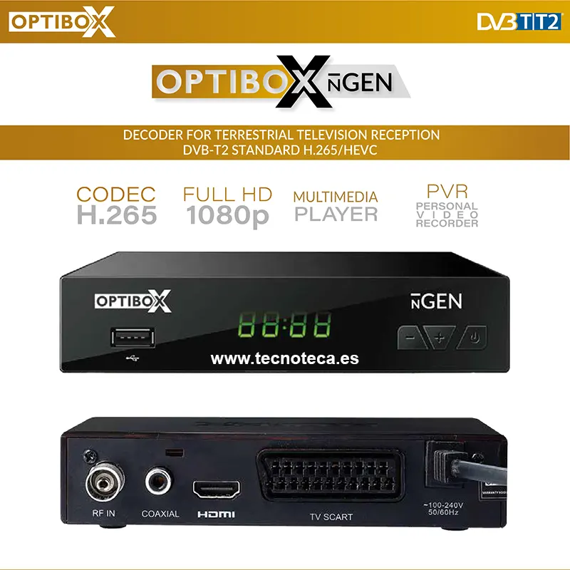 TDT HD 2024 Optibox ñGEN