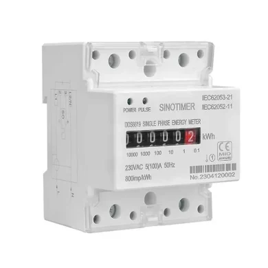 Medidor de energía analógico