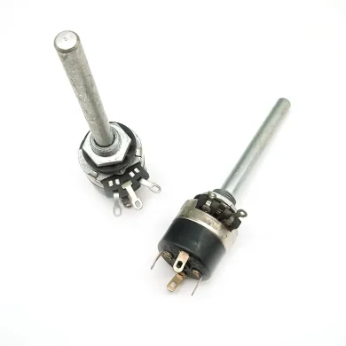 500K. Potenciómetro logarítmico con interruptor doble