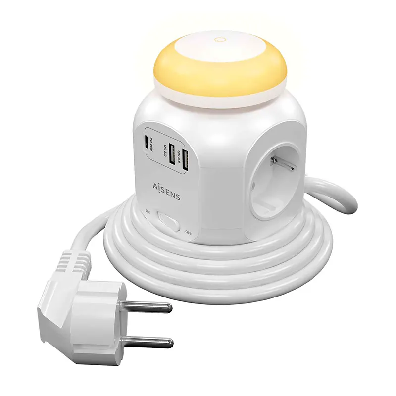 Cubo 4 tomas USB