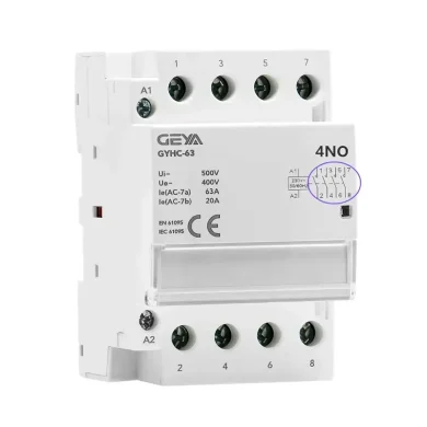 GYHC-63A. Contactor de 63A 4 fases N.O. GEYA