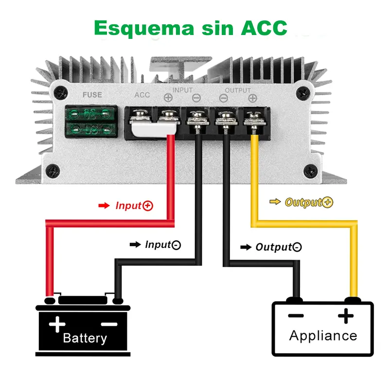 Convertidor reductor DC/DC 24 a 12VDC 60A - Imagen 4