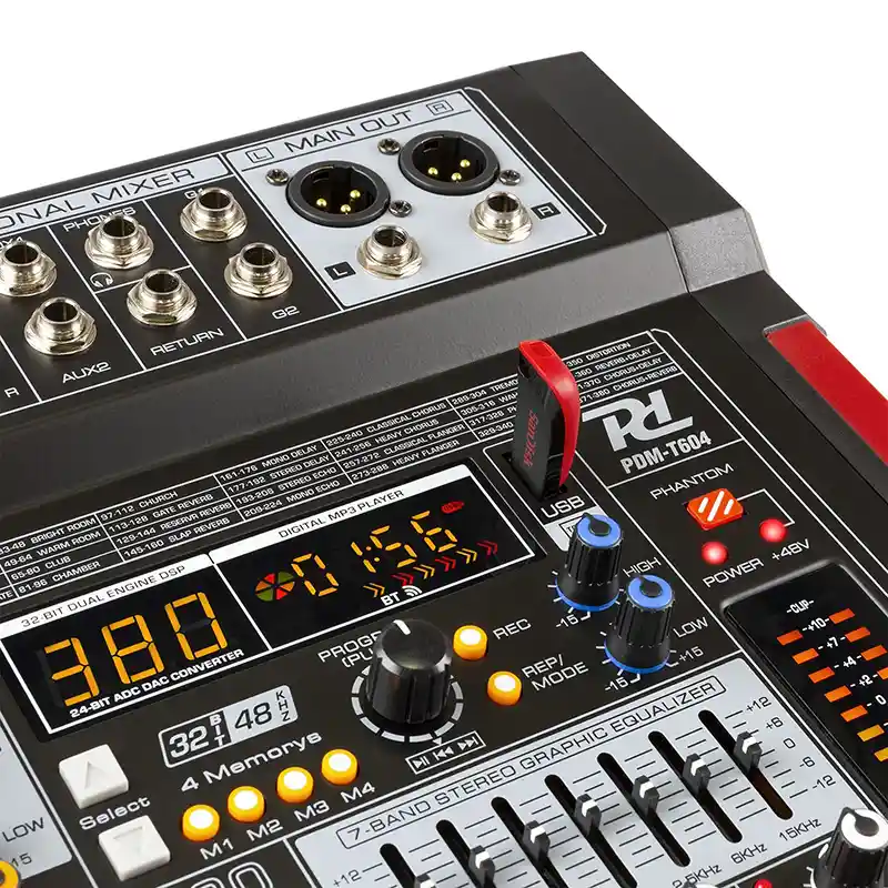 172.660. Mesa de mezcla PDM-T604 6CH DSP/MP3 - Imagen 3