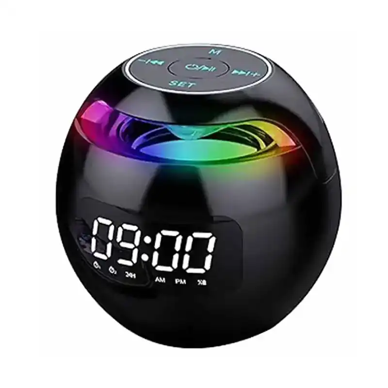 alarm clock comprar reloj despertador digital Radio Despertador Comprar Reloj Despertador Digital Radio Despertador  Digital Bola FM Negro RGB Tecnoteca