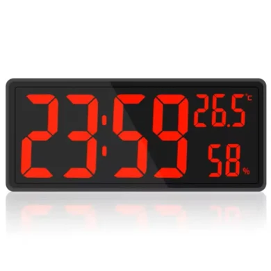 Reloj termómetro higrómetro grande