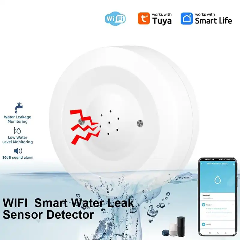 Sensor de fugas de agua WIFI con doble sensor