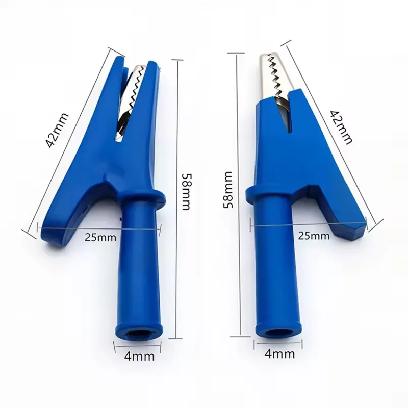 Pinza de cocodrilo aislada
