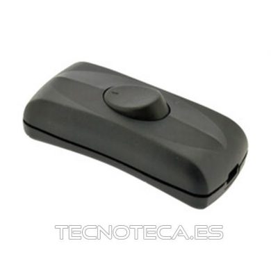 11.573/N. Interruptor bipolar a tornillo. Negro