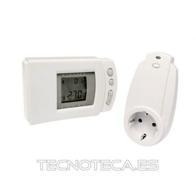 Termostato digital inalámbrico RF programable