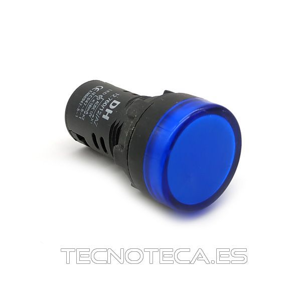 12.760/24/AZ. PILOTO LED 24 V AC DC AZUL 29