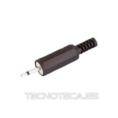 Jack macho monoaural de 2.5 mm