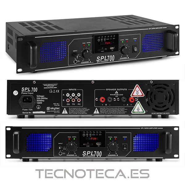 ETAPA DE POTENCIA AUDIO SPL700MP3