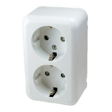 Doble base Schuko