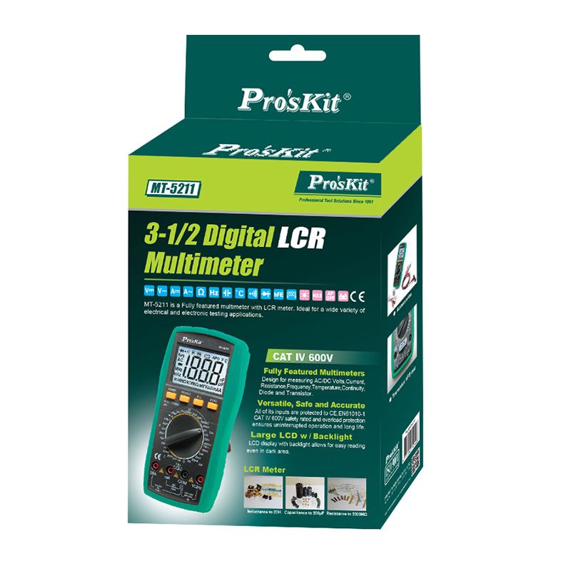 MUL5211. Tester multimetro digital + LCR - Imagen 4