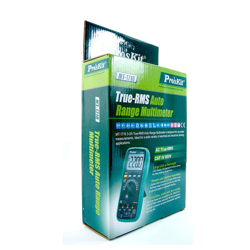 MUL1705. Tester multimetro digital TRUE-RMS - Imagen 6