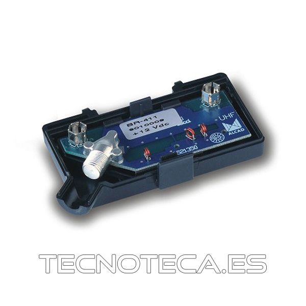 BR-411. PrEAMPLIficador UHF 14dB conector F
