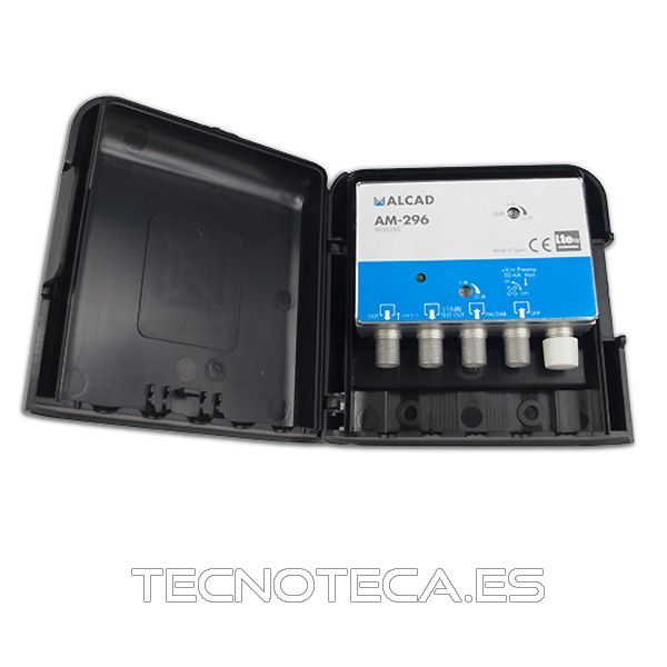 AM-296. Amplificador 2 entradas, UHF 32dB + DAB/FM