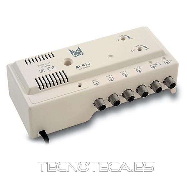 AI-414. Amplificador TV 4 salidas iguales