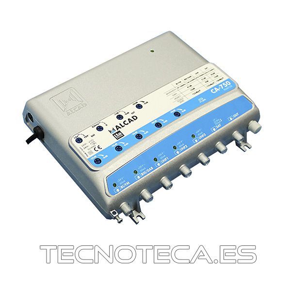 CA-750. Amplificador de cabecera TV de 6 entradas