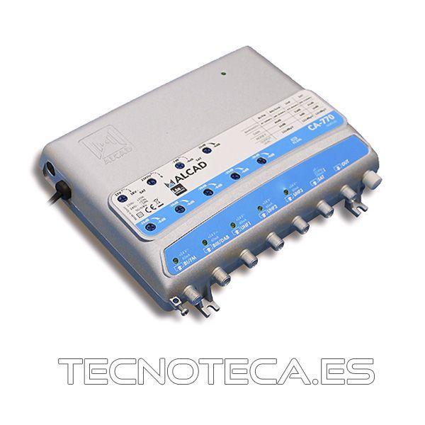 CA-770. Amplificador de cabecera TV de 6 entradas
