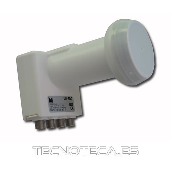 UE-300. LNB quad universal 4 salidas