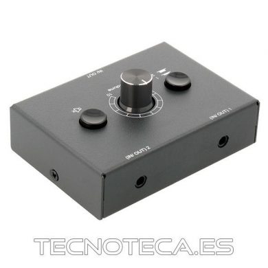 ACTV142. Selector Audio 2 canales control volúmen