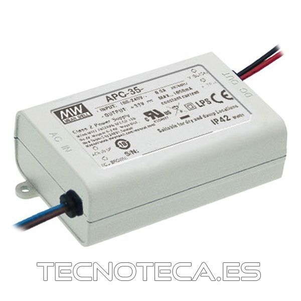 APC-35-500. DRIVER PARA LEDs 350 mA 25 W