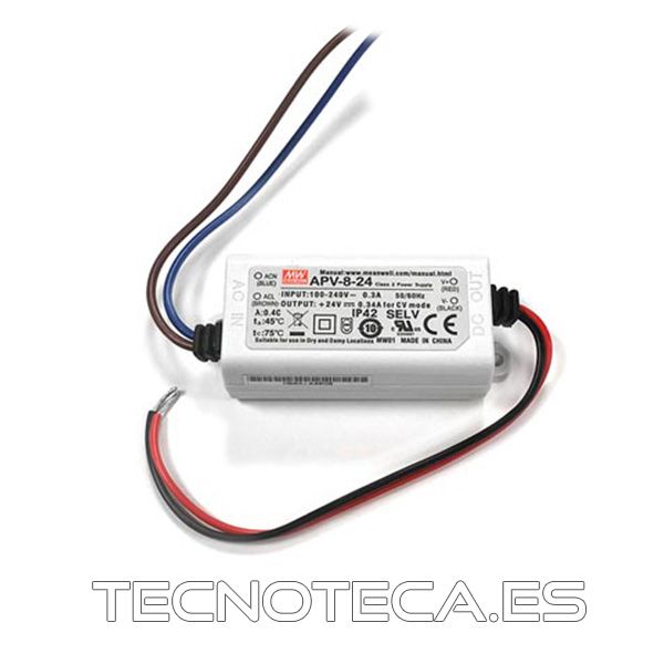APV-8-24. FUENTE 8 W 24 V 1 SALIDA