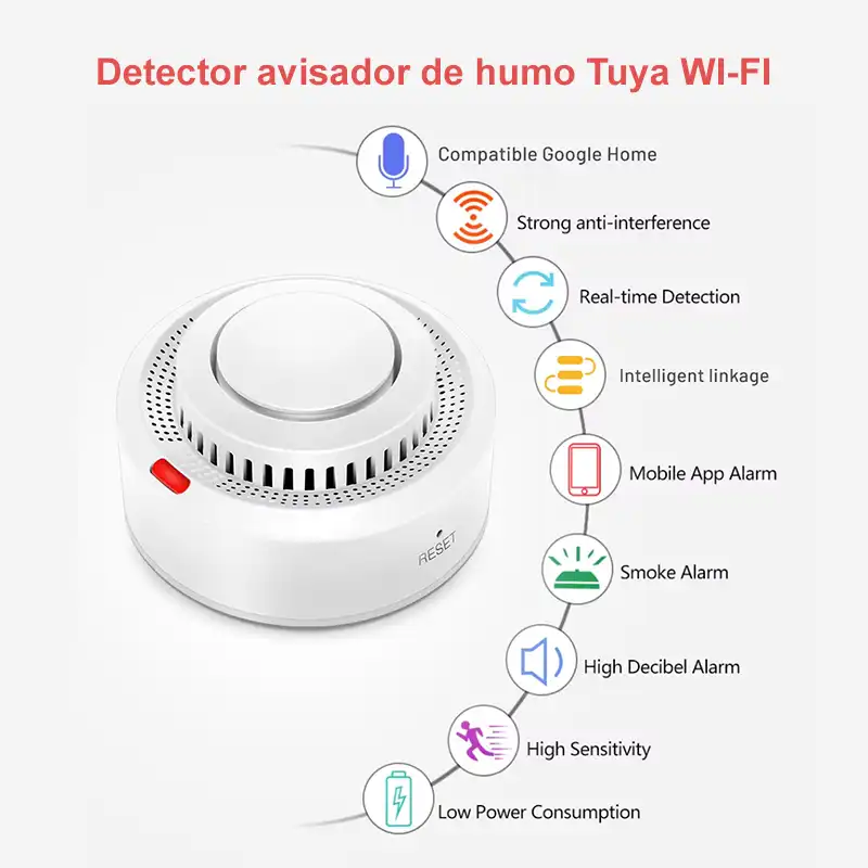 Alarma de humo e incendio con APP, 2 unidades - Imagen 9
