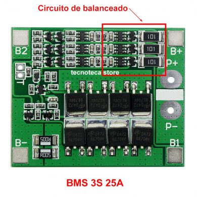 BMS 3S 25A