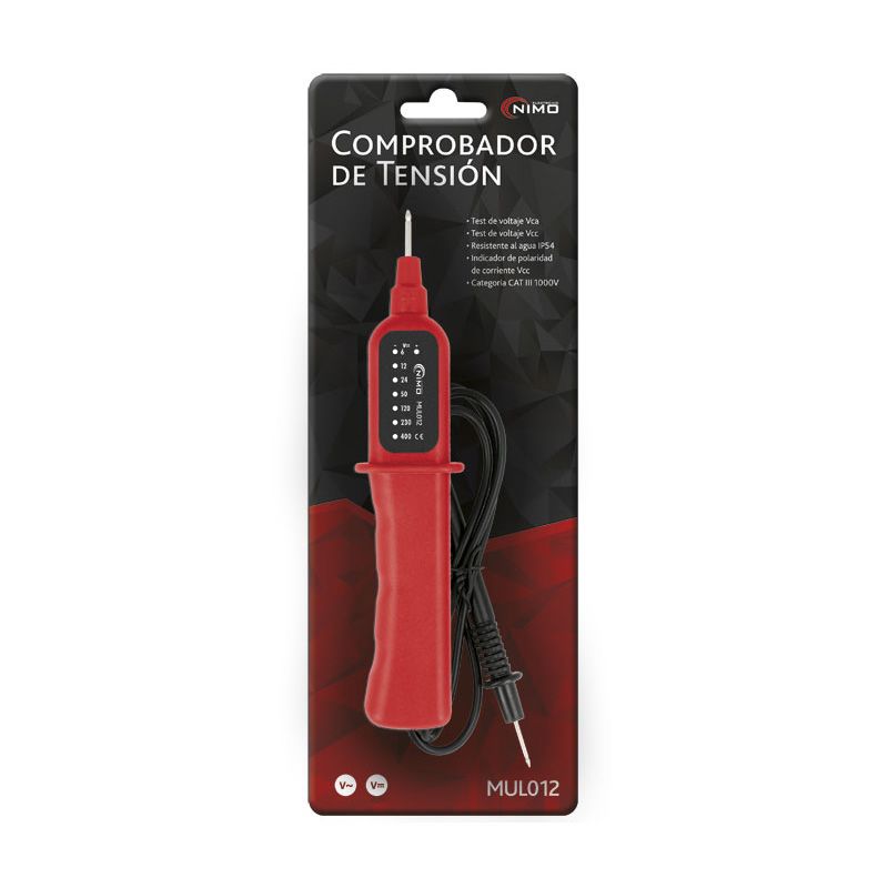 MUL012. Tester multimetro a LED CC/CA - Imagen 2