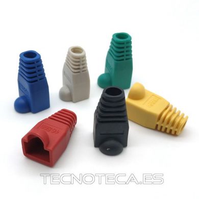 CON039A. Capuchon para conector RJ-45 en azul
