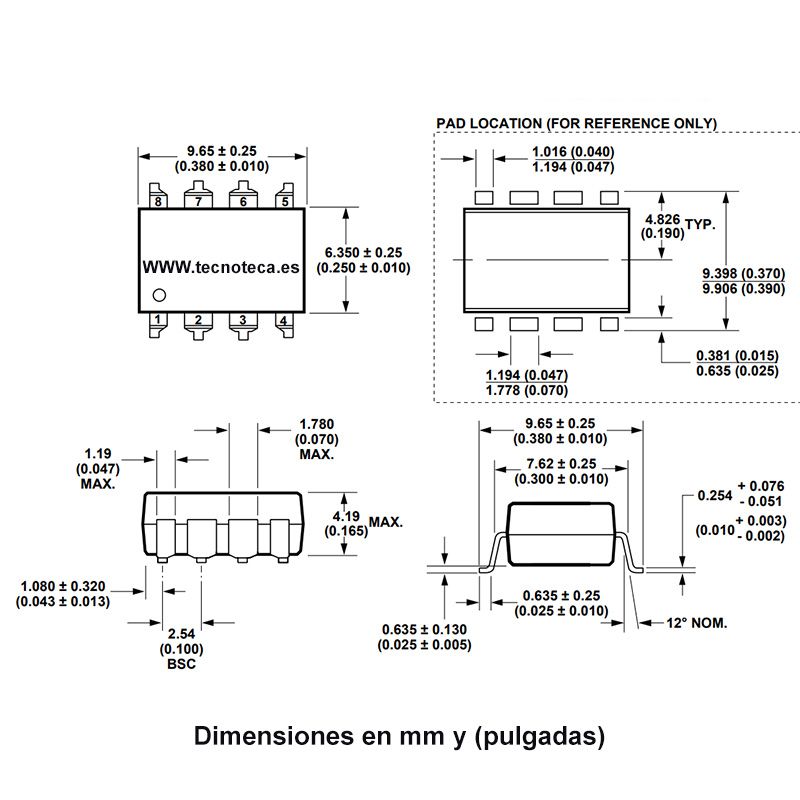 Capsula DIL8 SMD