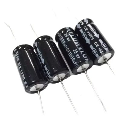 Condensador electrolítico axial