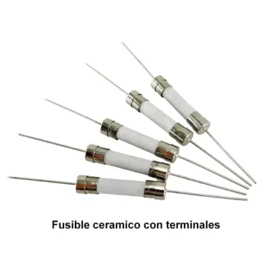 Fusible 6x20mm con terminal