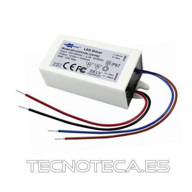 GP-CVP012N-12V. FUENTE PARA LEDs 12 V 12 W