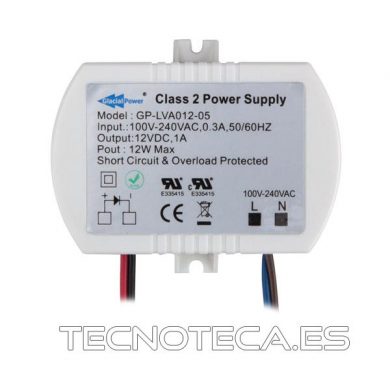 GP-LVA012-05. FUENTE PARA LEDs 12 V 12 W
