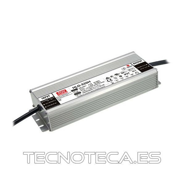 HLG-320H-12A. Fuente de alimentación 320 W 12VDC